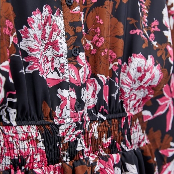 ZARA PRINTED MINI DRESS MULTICOLORED - Picture 12 of 12